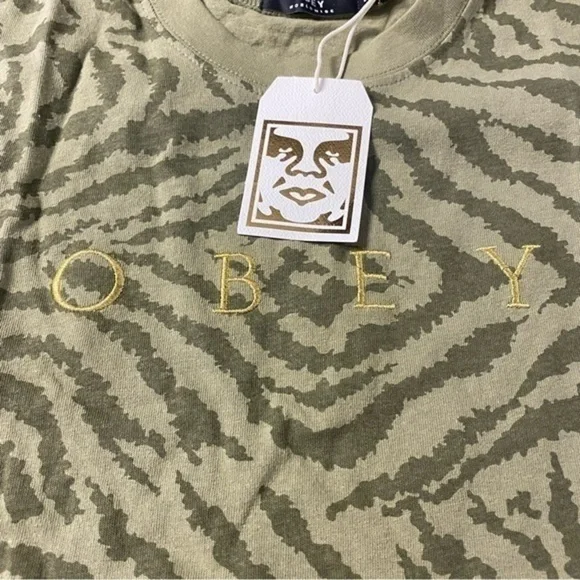 WOMENS Obey Mad River Crop Top size S - Picture 3 of 4